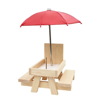 Sakerplus® Outdoor Wooden Squirrel Feeder