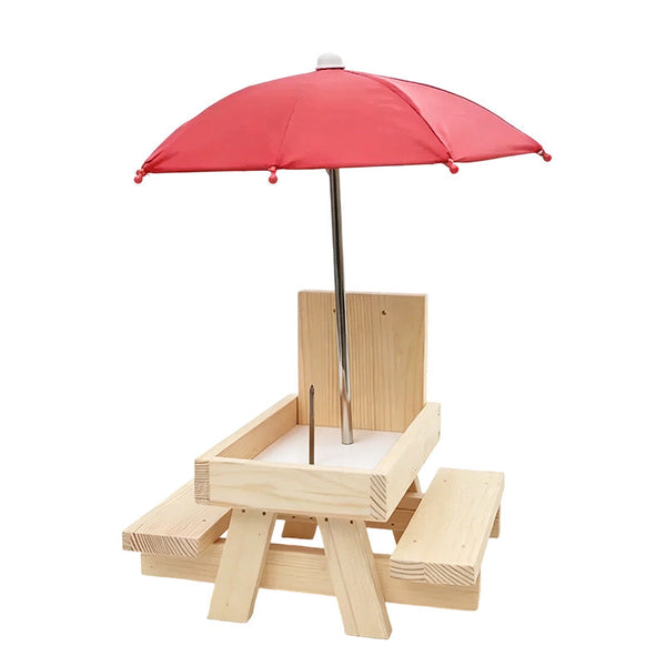 Sakerplus® Outdoor Wooden Squirrel Feeder