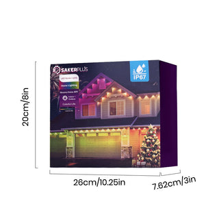 Sakerplus Smart RGB Outdoor Lights for Decor