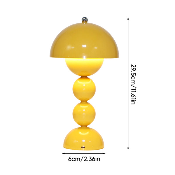 Sakerplus® Vintage Cream Triple-Globe Touch Table Lamp