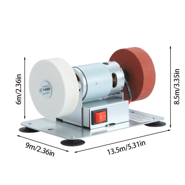 Sakerplus® Electric Knife Sharpener With Dual Grinding Wheels And Variable Speed