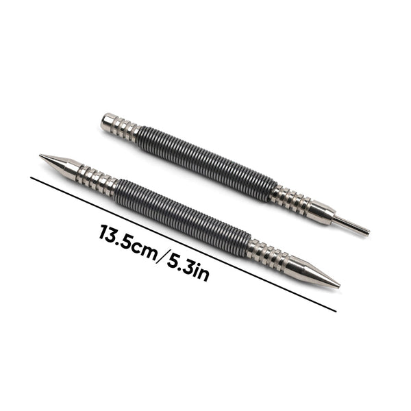 Sakerplus® Spring Loaded Center Punch Tool