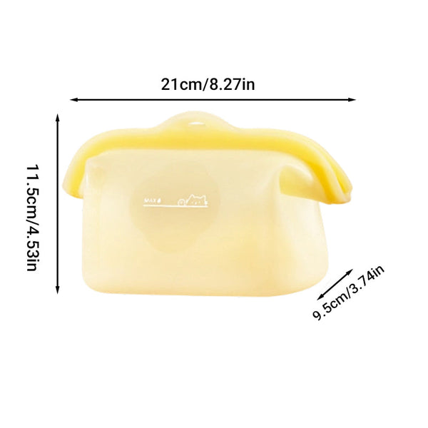 Sakerplus® Stand Up Silicone Food Storage Bag