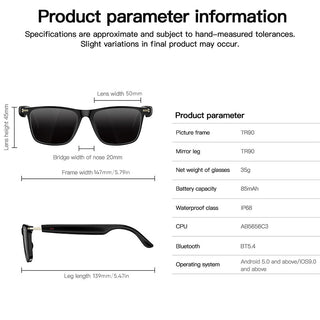Sakerplus® AI Smart Translation Glasses