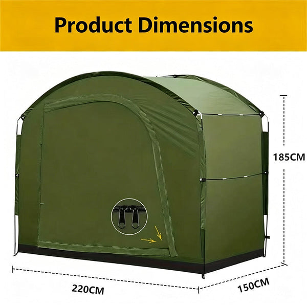 Sakerplus® Portable Waterproof Outdoor Storage Shelter