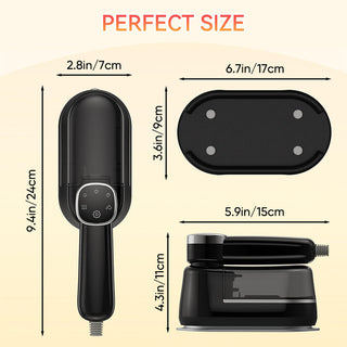 Sakerplus Portable digital display three-speed steam iron