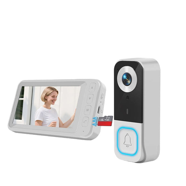 Sakerplus® Wireless Smart Video Doorbell Camera System