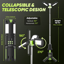 Sakerplus Telescopic Camping Lights with Stand