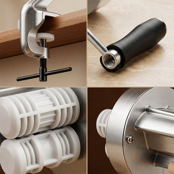 Sakerplus® Hand Crank Cavatelli Pasta Maker