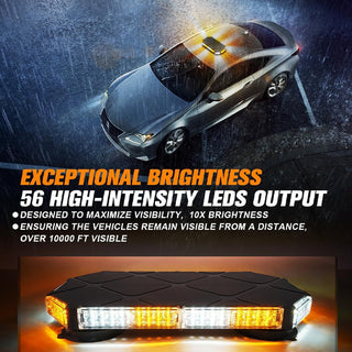 Sakerplus LED Flashing Strobe Light Bar