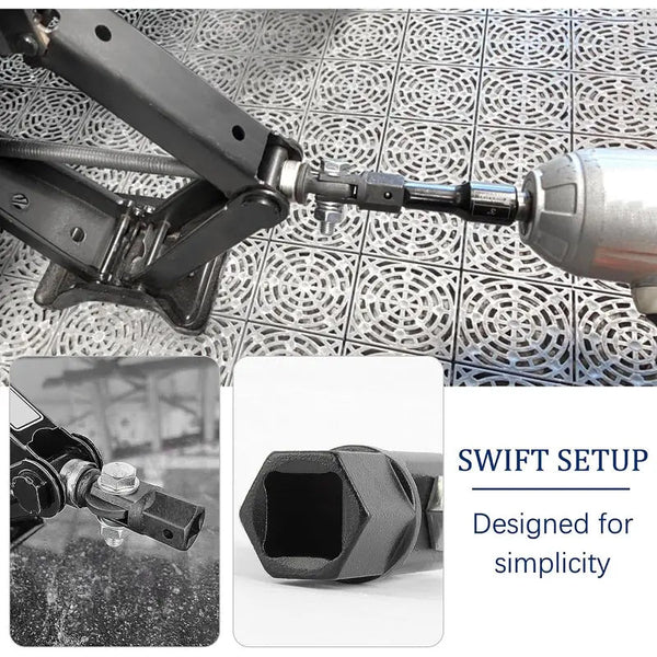 Sakerplus® Scissor Jack Drill Adapter Tool