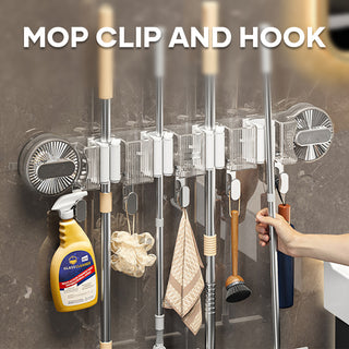 SAKER® Suction Cup Mop Clip