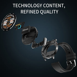 Sakerplus Smart Watch With Wireless Earbuds