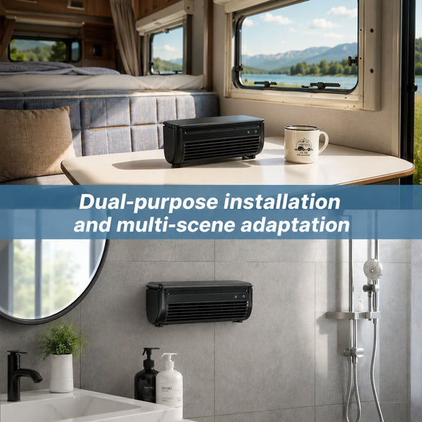 Sakerplus® Portable AC Evaporative Air Cooler with Wall-Mount Design
