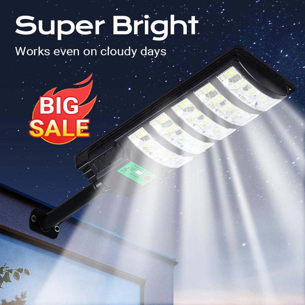 Sakerplus® Upgraded Solar Street Light for Outdoors