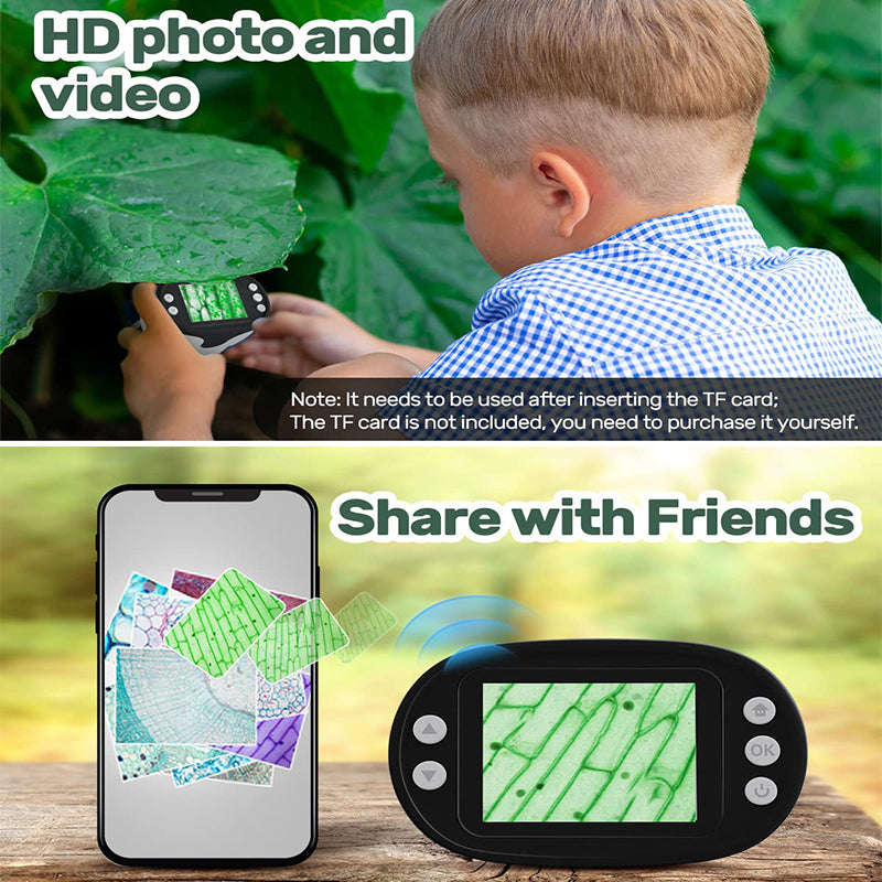 SAKER® Handheld Microscope Kit for Kids