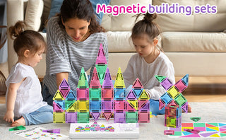 Sakerplus Magnetic Tiles Building Blocks Set