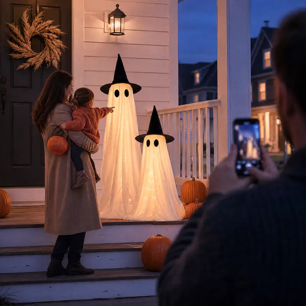 Sakerplus® Spooky Outdoor Halloween Ghost Lights