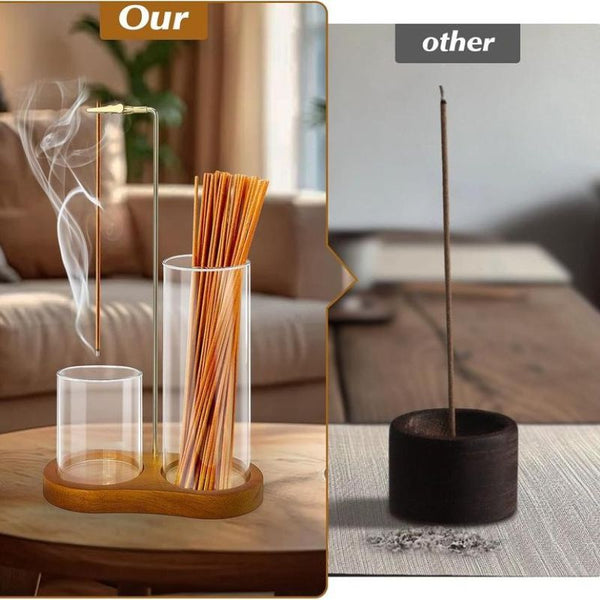 Sakerplus®  2 in 1 Incense Holder for Sticks