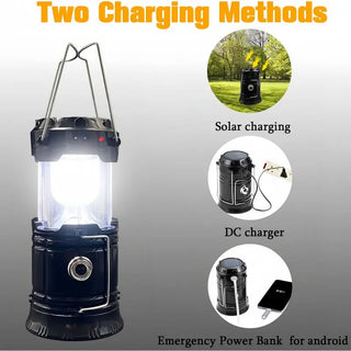 Sakerplus®  Portable Solar Rechargeable LED Lantern