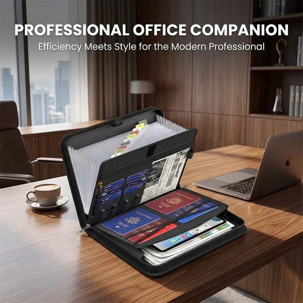 Sakerplus® Fireproof Accordion Document Organizer Folder