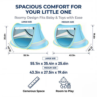 Sakerplus® Pop Up Baby Beach Tent