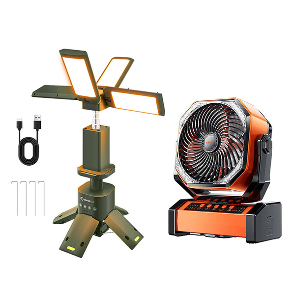 SakerPlus Retractable Windproof Camping Lantern