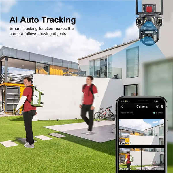 Sakerplus Triple View Security Camera