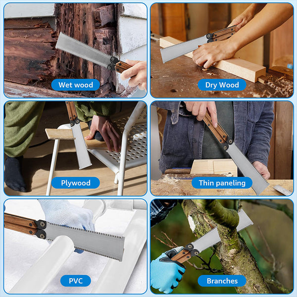 SAKER® Portable Foldable Double-Sided Saw