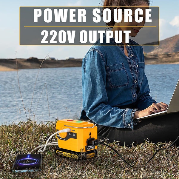 Saker 200W Power Inverter for 18-20V to 220V Adapter