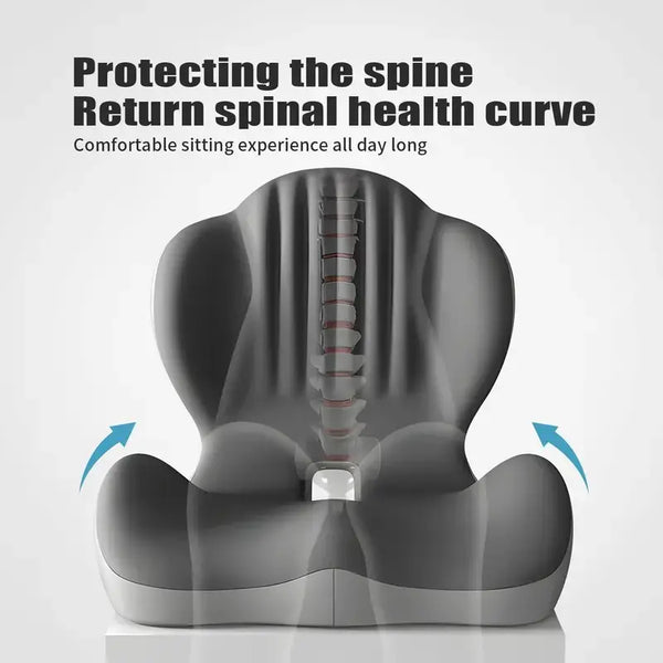 Sakerplus® Ergonomic Memory Foam Seat Cushion