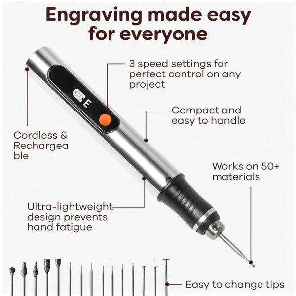 Sakerplus® Creativity Engraving Pen Ultimate Cordless Portable Tool