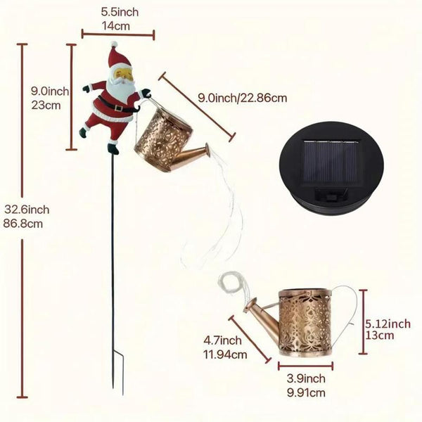 Sakerplus® Solar Watering Can Garden Lights