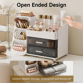 Sakerplus® Elegant Vanity Makeup Storage Organizer Box