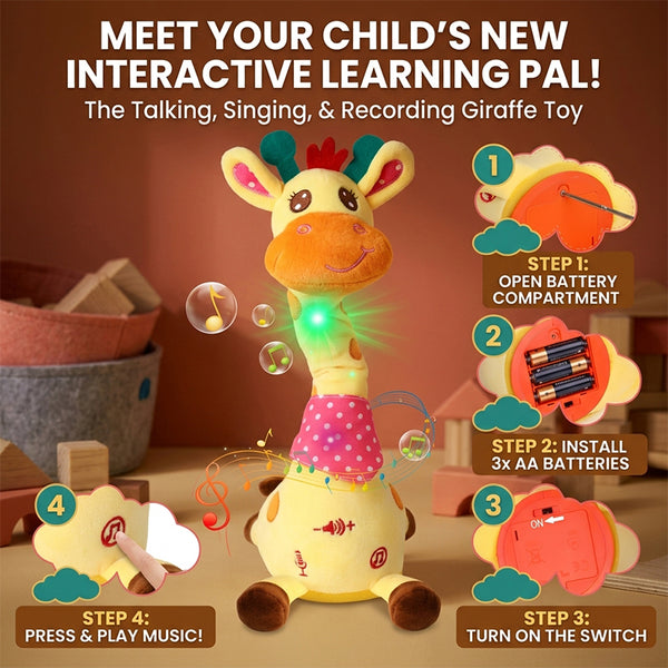 Sakerplus® Dancing Talking Musical Giraffe Toy