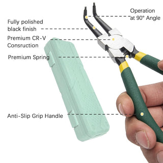 Sakerplus® 4Pcs Snap Ring Pliers Set