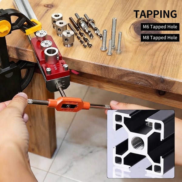 Sakerplus® Aluminum Profile Drilling Tapping Jig