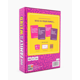 Sakerplus® Weird Family Most Likely Card Game