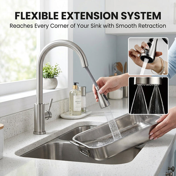 Sakerplus® Kitchen Faucets Pull Down Sprayer