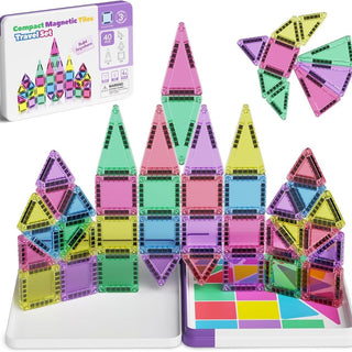 Sakerplus Magnetic Tiles Building Blocks Set