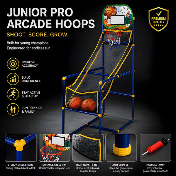 Sakerplus® Kids Indoor Outdoor Basketball Hoop Set
