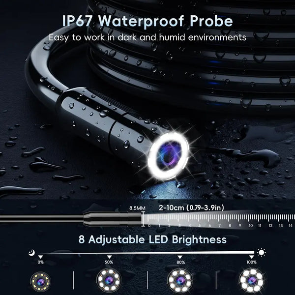 Sakerplus® Dual Lens HD Inspection Camera