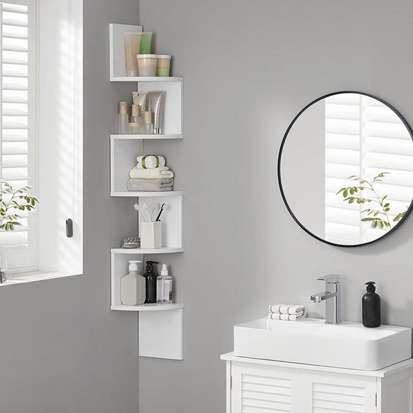 Sakerplus® Multi-Tier Wall Mount Corner Shelf