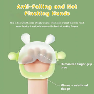Sakerplus® Teething Mittens for Safe Baby Exploration