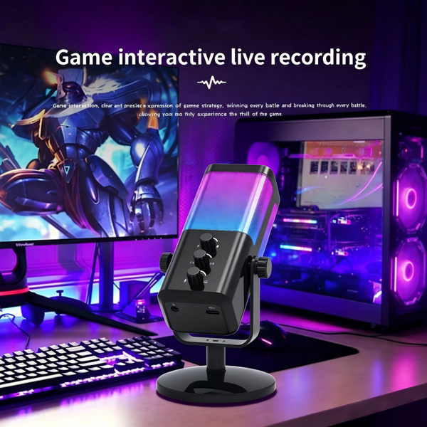 Sakerplus® RGB Gaming Microphone