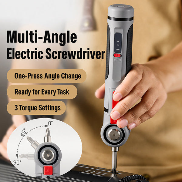 Sakerplus® Rechargeable 4V Screwdriver with Pivoting Head