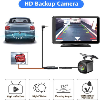 Sakerplus® Wireless CarPlay Portable Touchscreen Stereo
