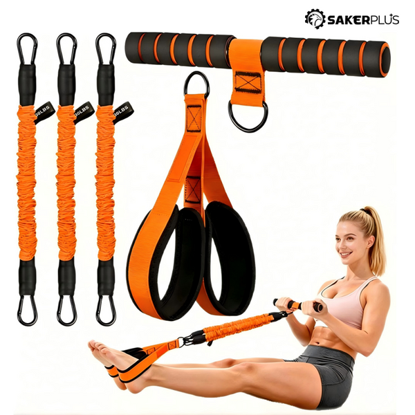 Sakerplus® Multifunction Pedal Resistance Band Trainer