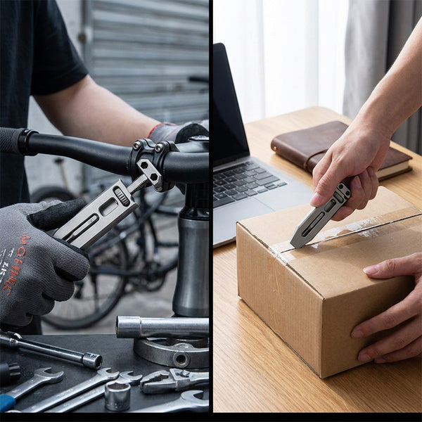 Sakerplus® Titanium Alloy Multifunction Pocket Pry Bar