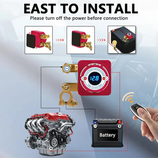 Sakerplus® Remote Battery Disconnect Switch Kit